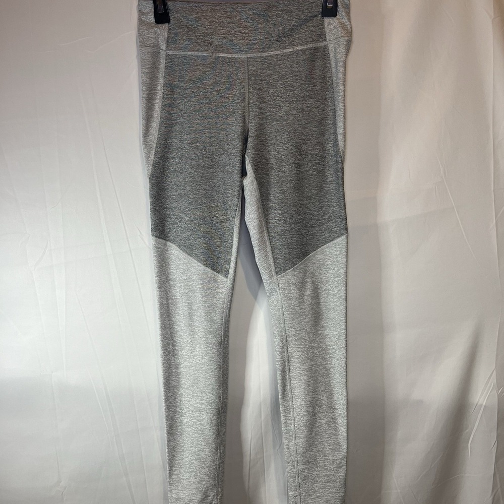Outdoor Voices Allbirds Springs Leggings Tri-Color Colorblock Gray Cream Medium
